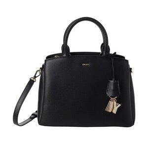 DKNY Paige Satchel‎ Crossbody Black Bag with Convertible Strap